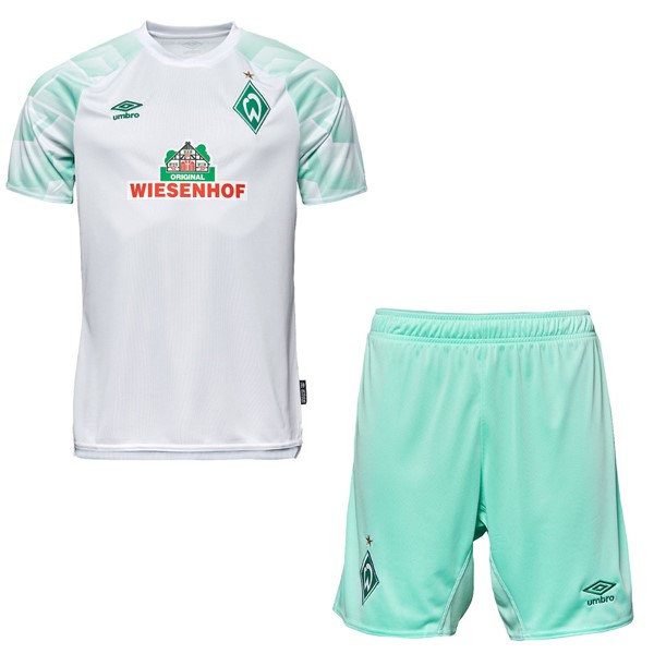 Camiseta Werder Bremen Segunda Equipación Niños 2020-2021 Blanco
